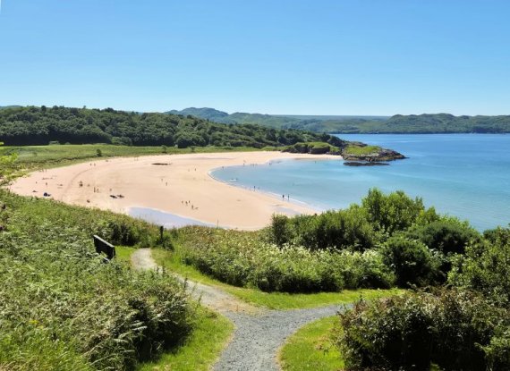 Gairloch Beach The beach at Gairloch.