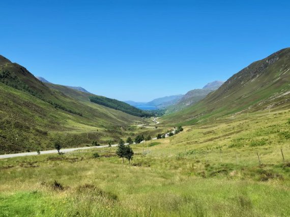 Glen Docherty Viewpoint Victoria Falls which overlook beautiful Loch Maree.
